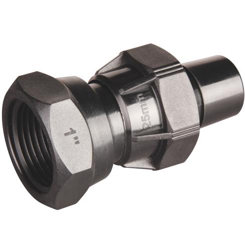Hansen Straight Female Coupling 20mm